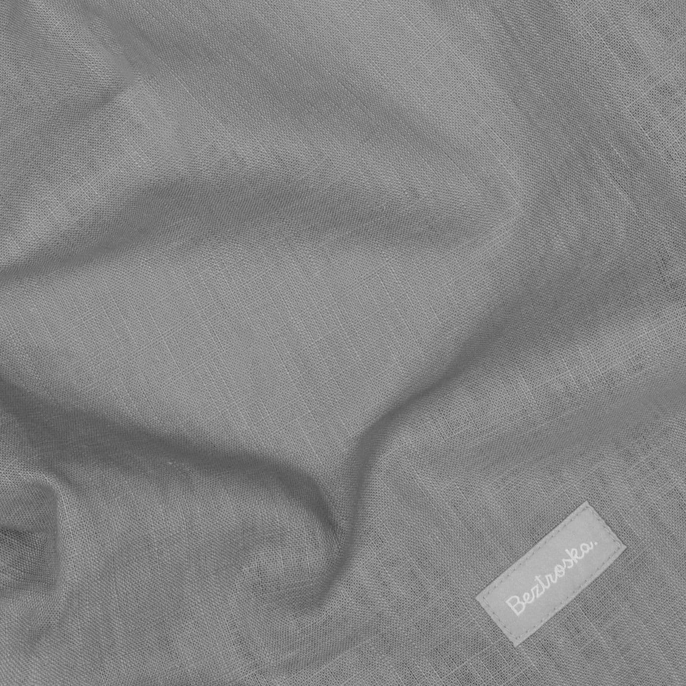 Linen Carrycot/bassinet fitted sheet 80x35 cm