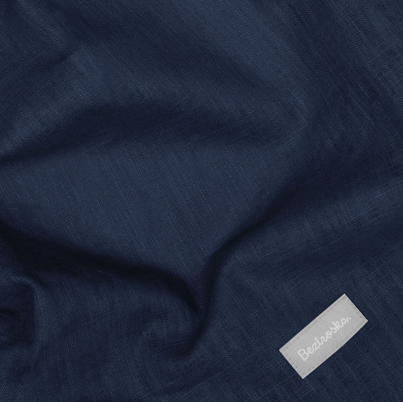 Linen Carrycot/bassinet fitted sheet 80x35 cm
