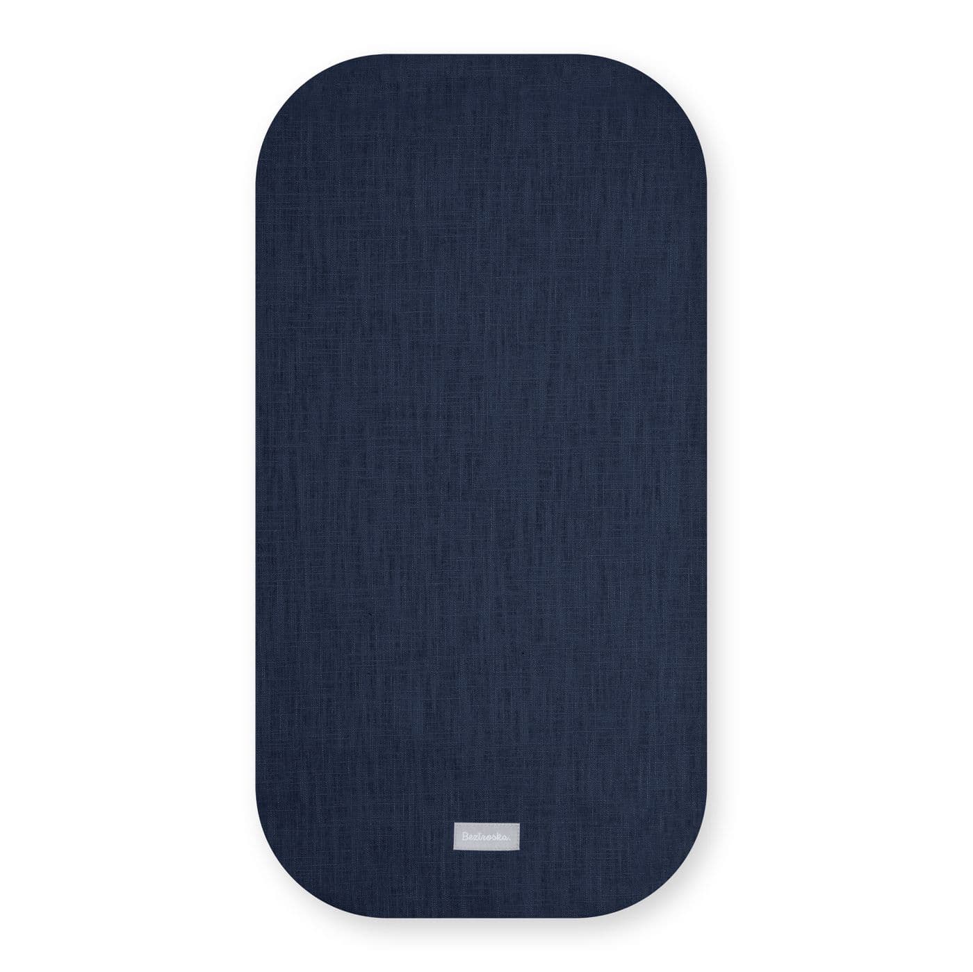 Linen Carrycot/bassinet fitted sheet 80x35 cm