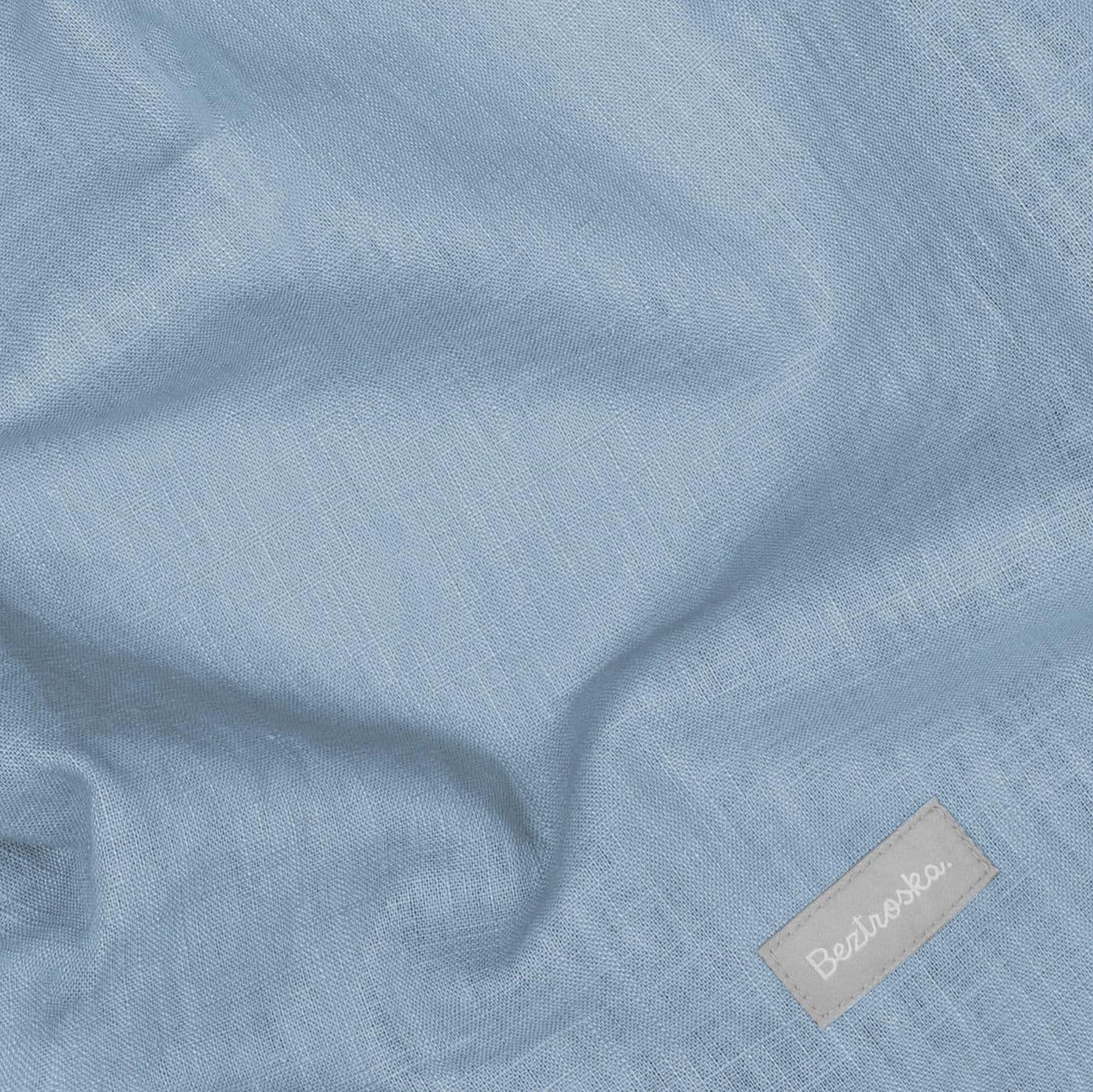 Linen Carrycot/bassinet fitted sheet 80x35 cm