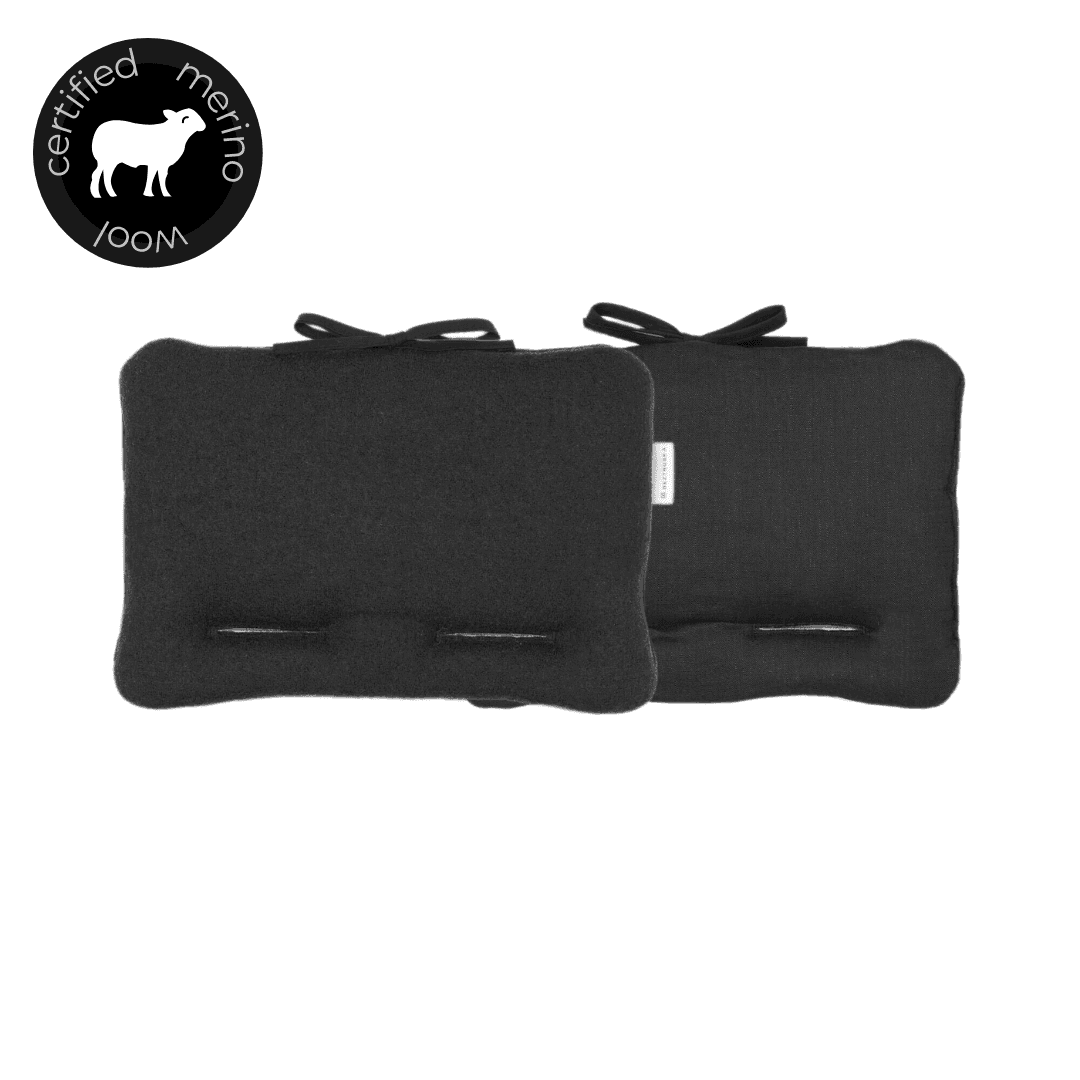Rectangular cushion for stroller merino wool
