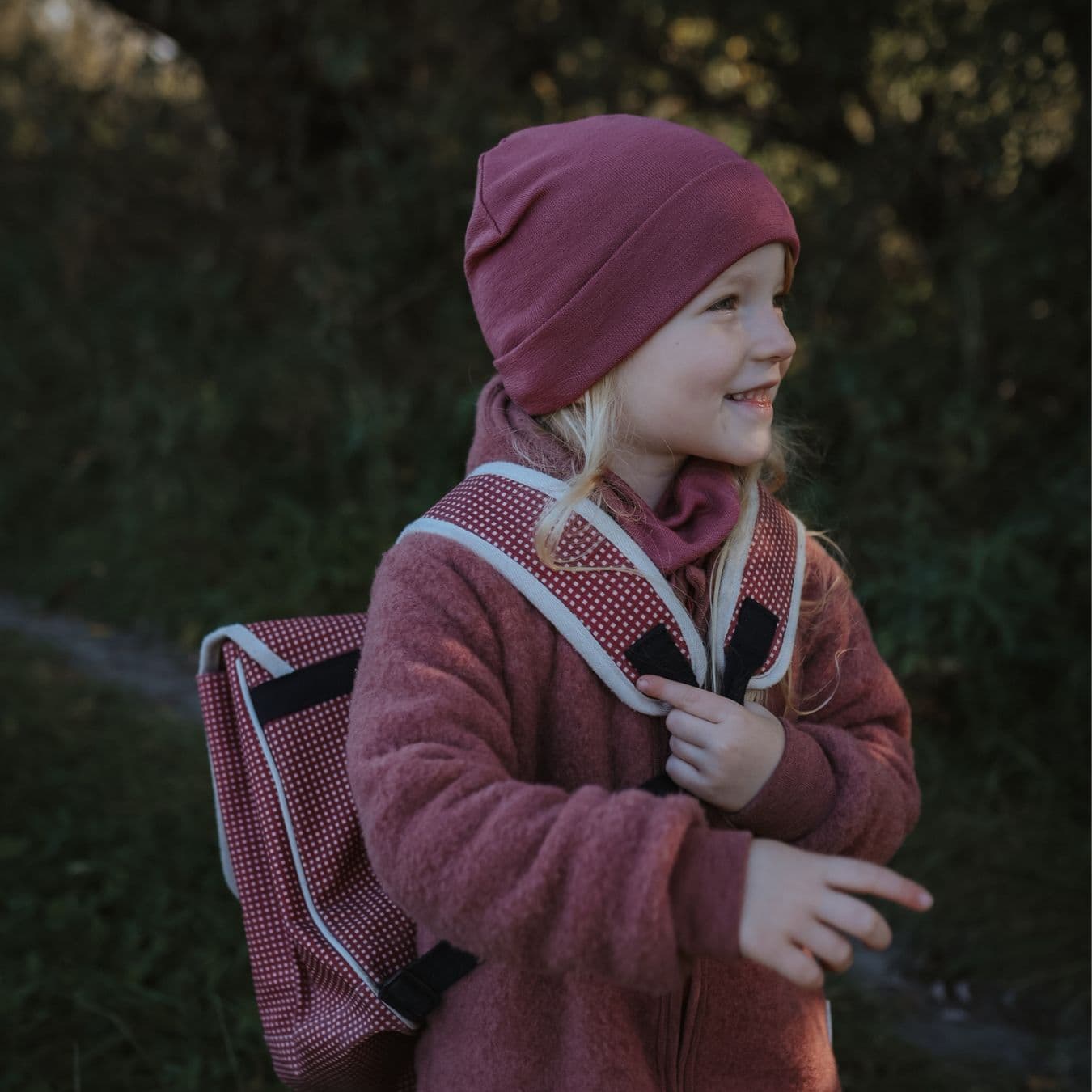 Merino wool transitional hat