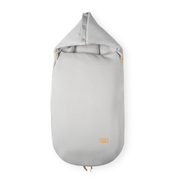 light gray sleeping bag