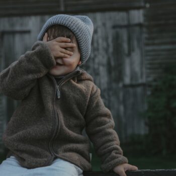 Merinowolljacke mit Kapuze