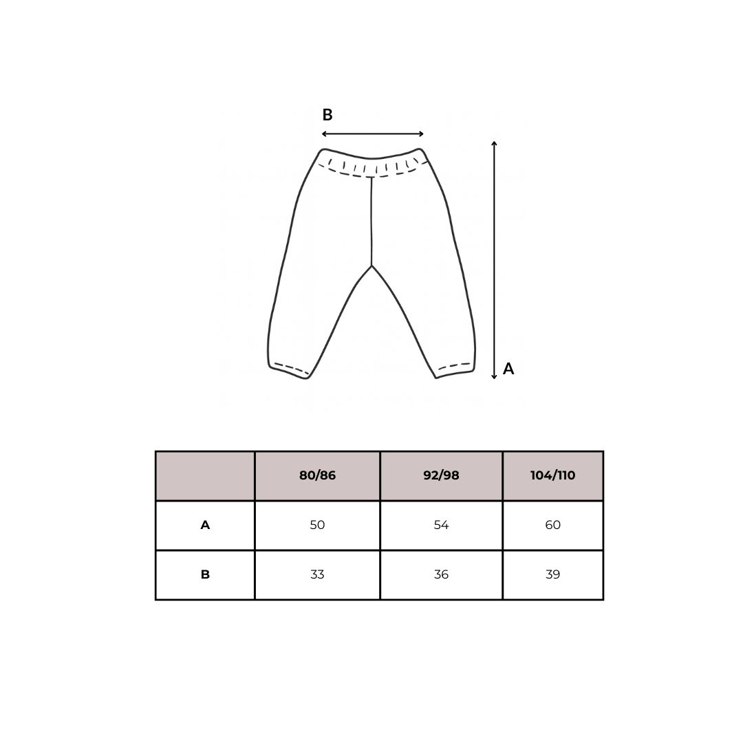 pants dimensions
