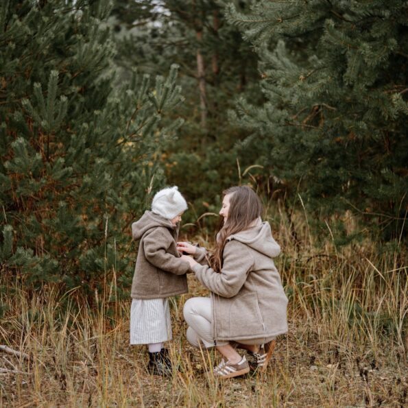 Women&#39;s GOTS Merino Wool Hooded Jacket