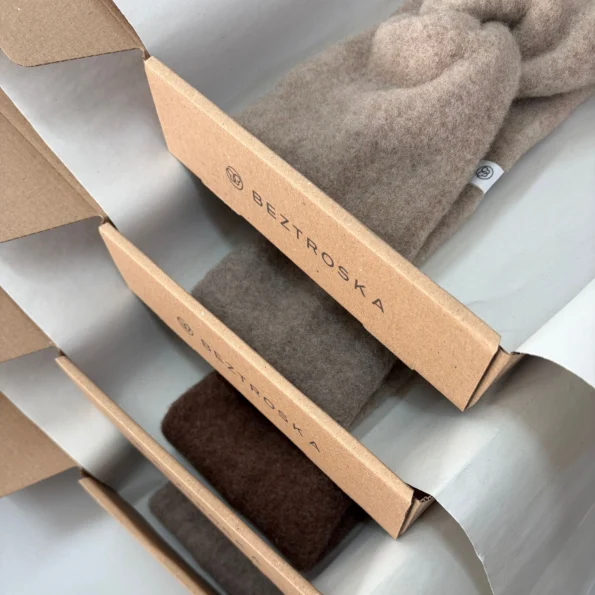 Dámská čelenka z merino fleecu s certifikací GOTS (různé barvy).