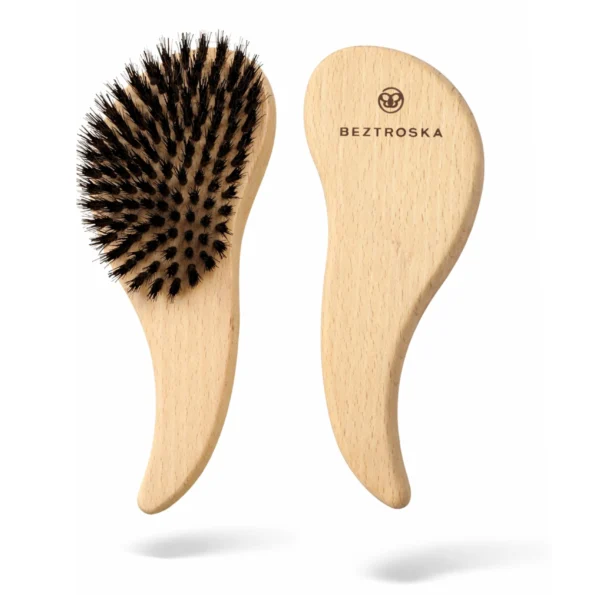 Specjalistyczna szczotka do wełny z włosiem z dzika